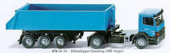 676 04 34 Mercedes Benz Atego 1828 Hinterkipper-Sattelzug